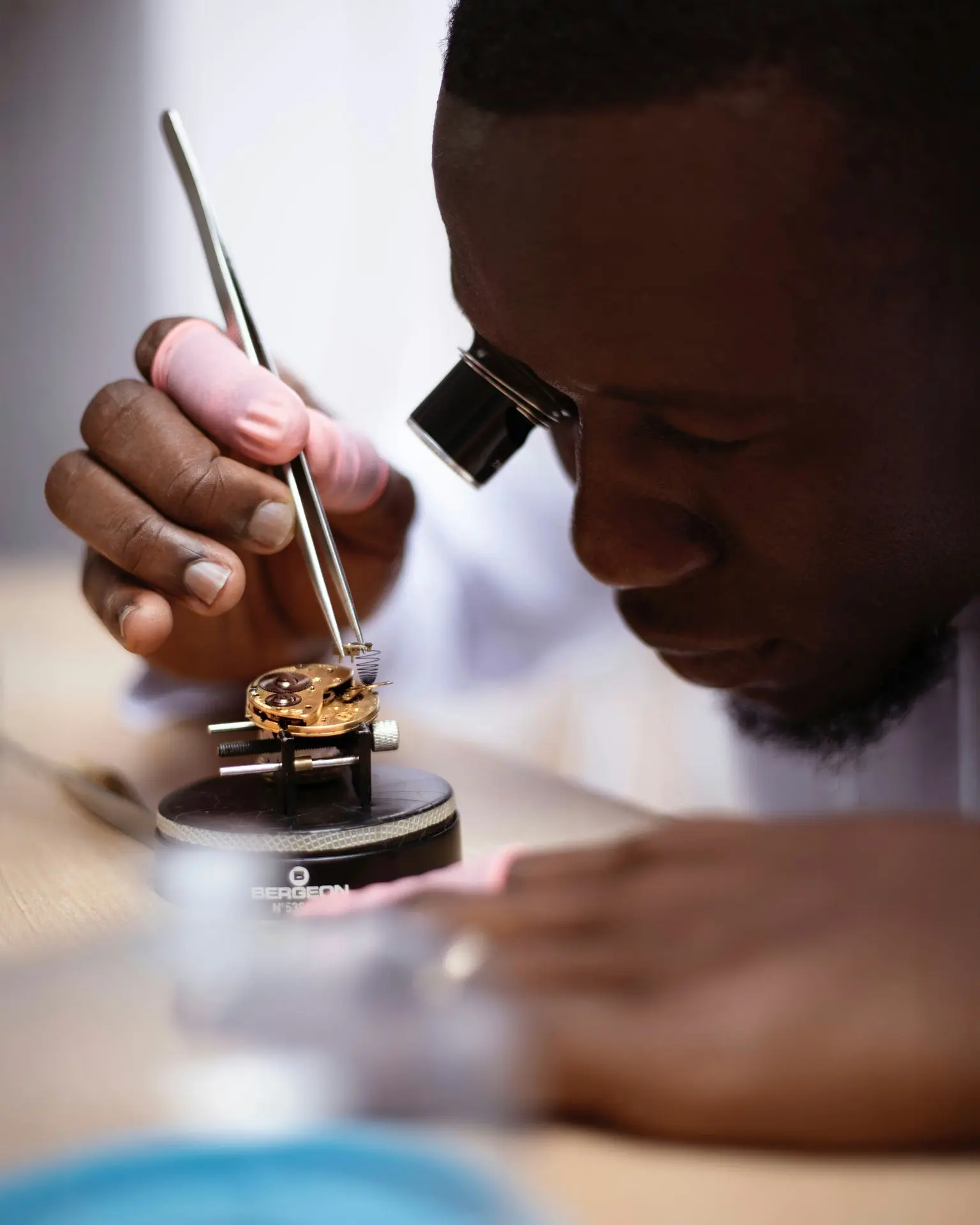 Watch Service Interval for Automatic Watches Professional watchmaker performing a watch service on an automatic watch movement to maintain accuracy and long-term performance.