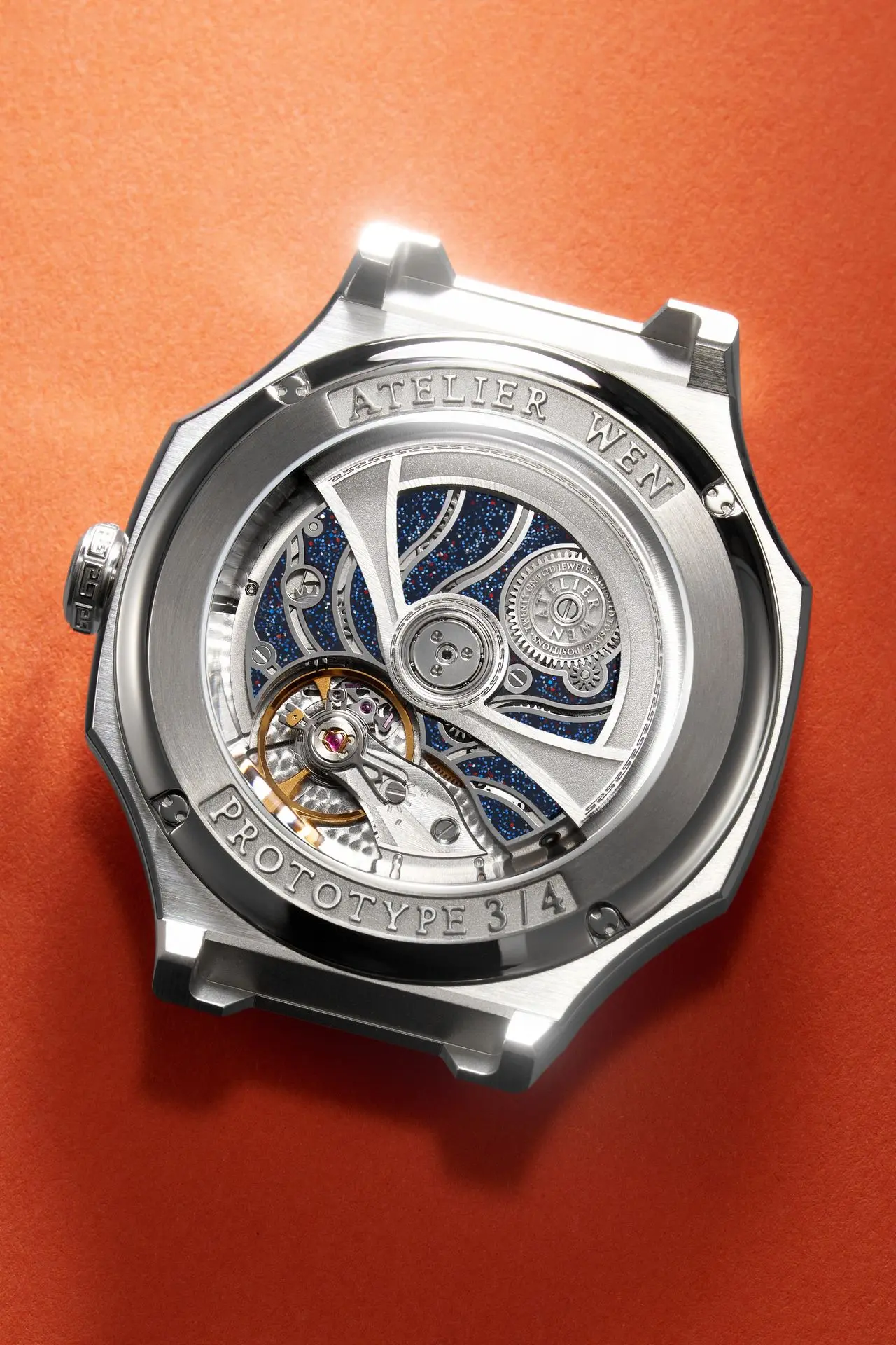 Atelier Wen Perception V3 Customized Pequignet EPM03 Calibre Atelier Wen Perception V3 Pequignet EPM03 movement through exhibition caseback