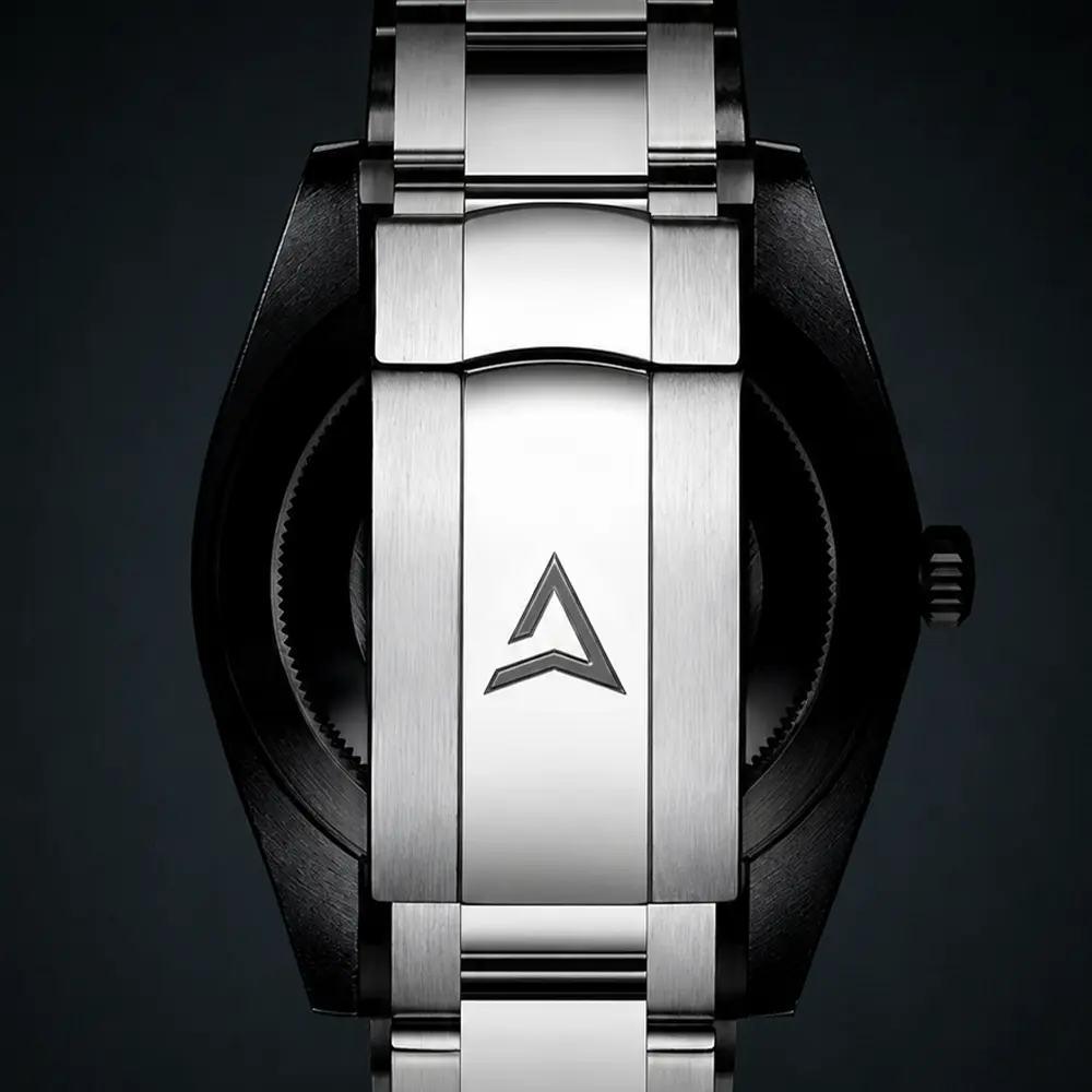 The clasp of a Leitzeit Watch