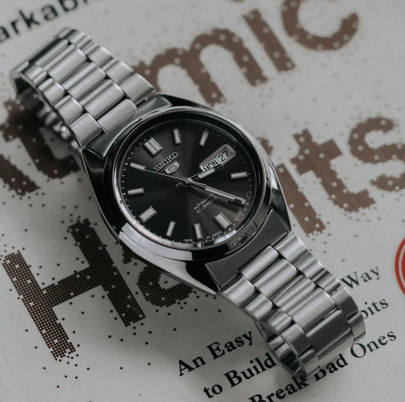 Everyday Watch for a Minimalist Watch Collection Minimalist watch collection featuring a versatile everyday stainless steel watch with a black dial
