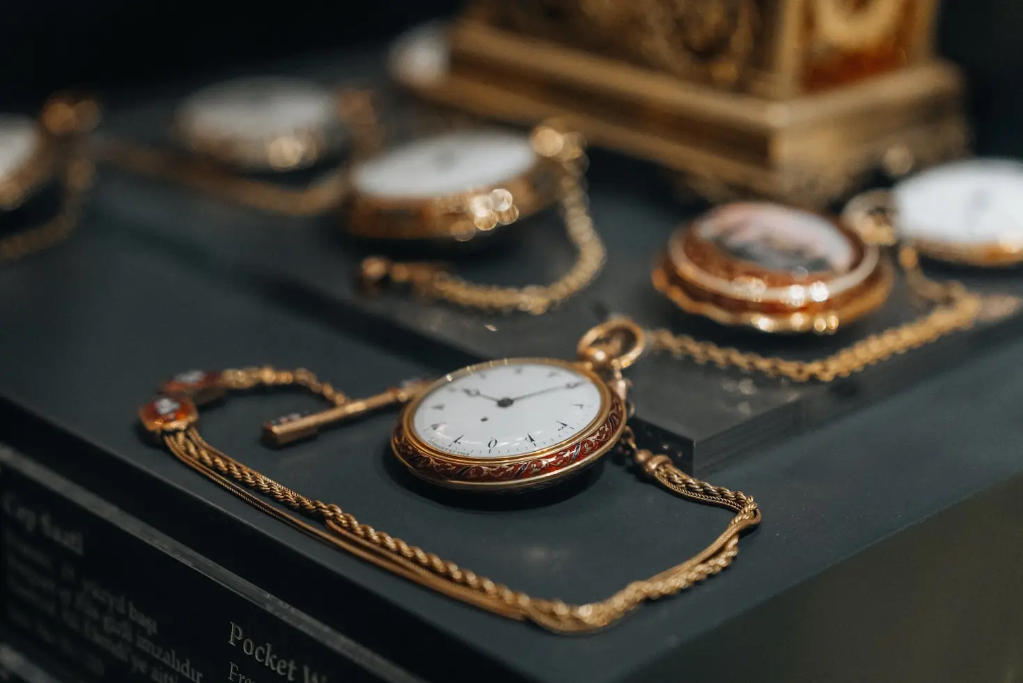 Vintage pocket watch collection showcasing the renewed interest in classic pocket watches and traditional watchmaking