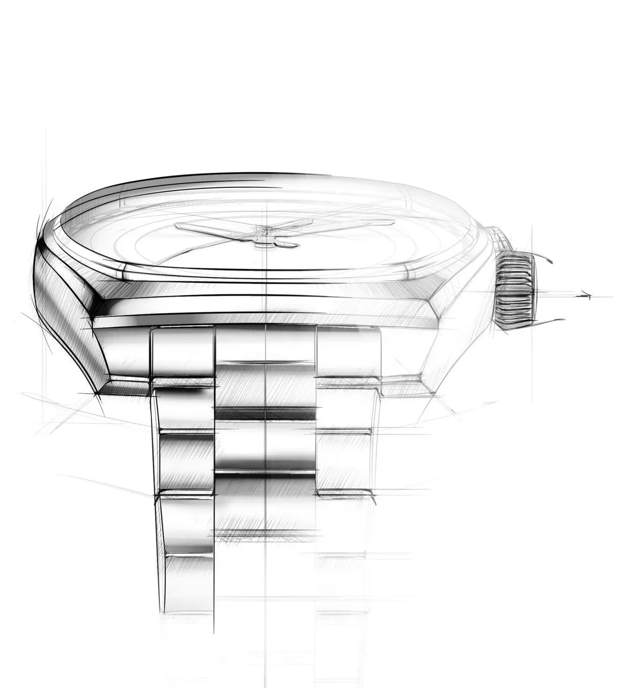 Leitzeit Founders Club page featuring the Axis Mundi concept sketch and early access program for the first limited production run