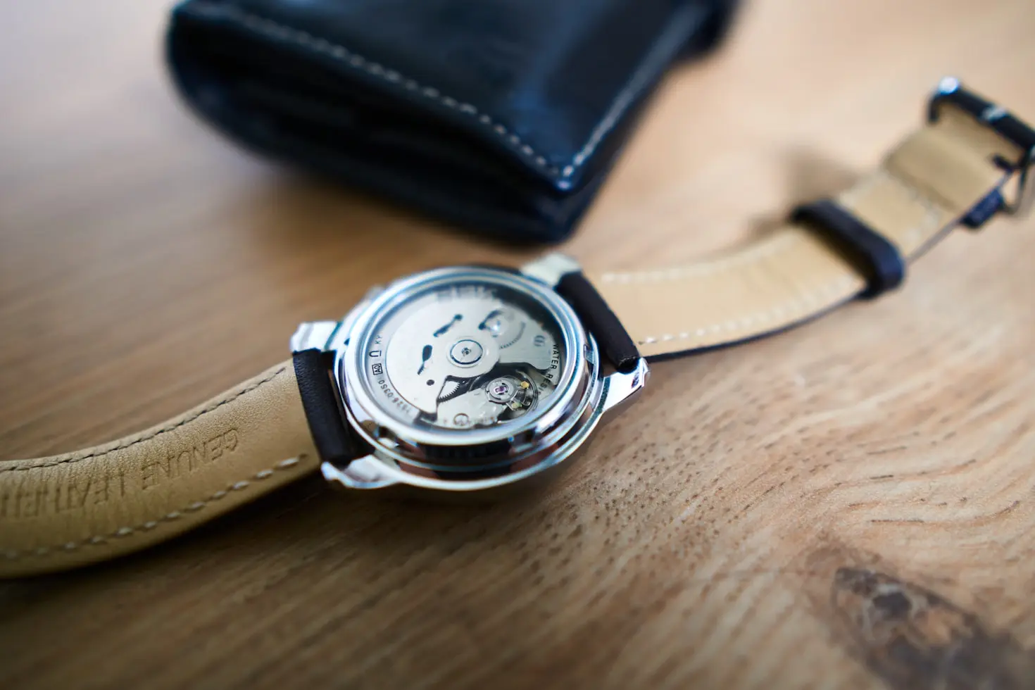 Automatic mechanical watch with exhibition caseback highlighting precision movement and craftsmanship in a premium microbrand timepiece
